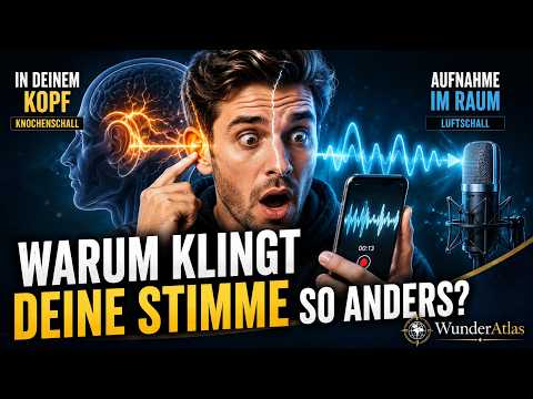 Warum klingt deine eigene Stimme auf Aufnahmen so anders?